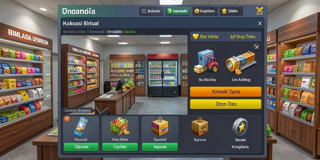 rsngame - Tangkapan layar menunjukkan menu pilihan karakter yang beragam.